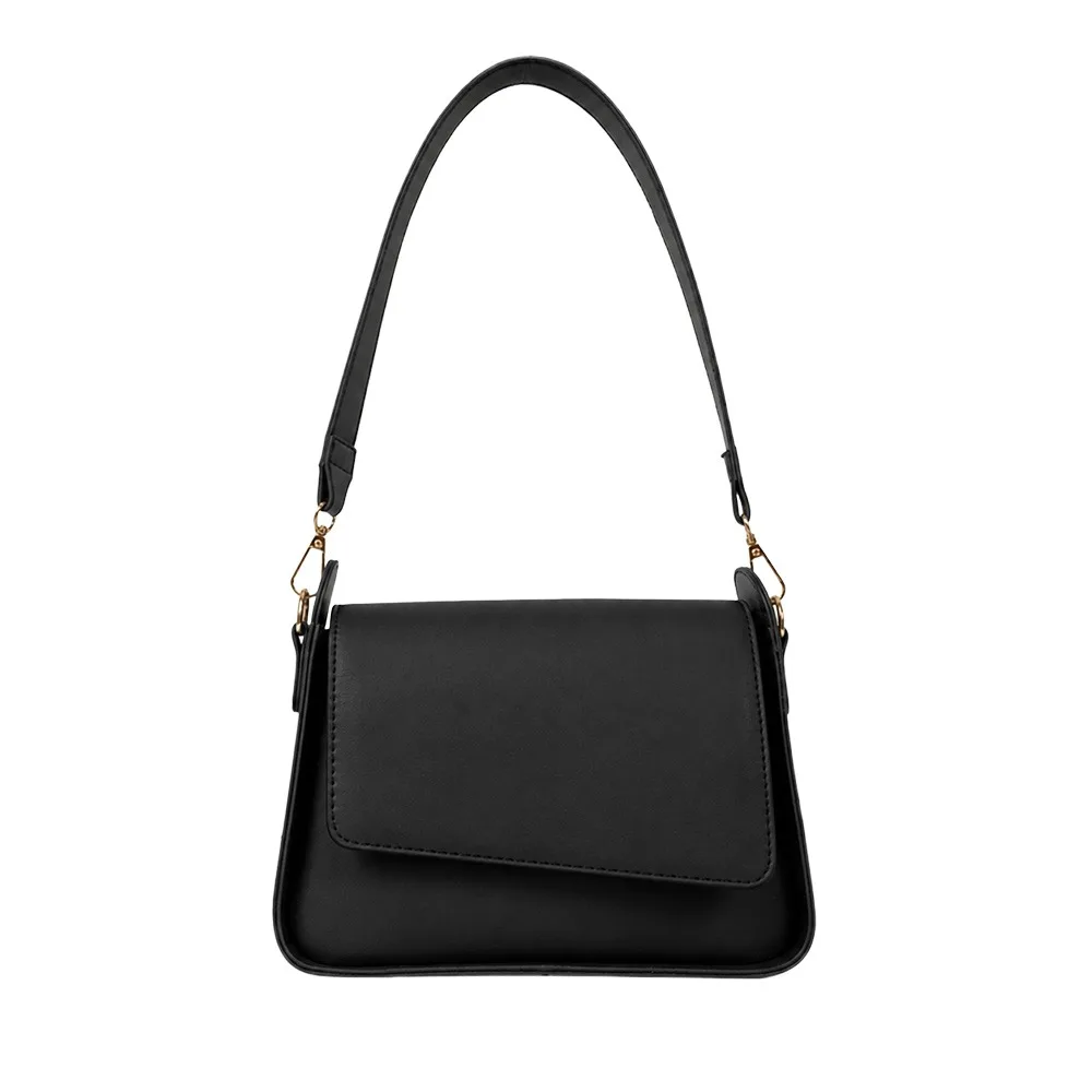 

New Retro Shoulder Bags PU Leather Large Capacity Crossbody Bags Square Shape Mobile Phone Wallet Sling Bag Women Use