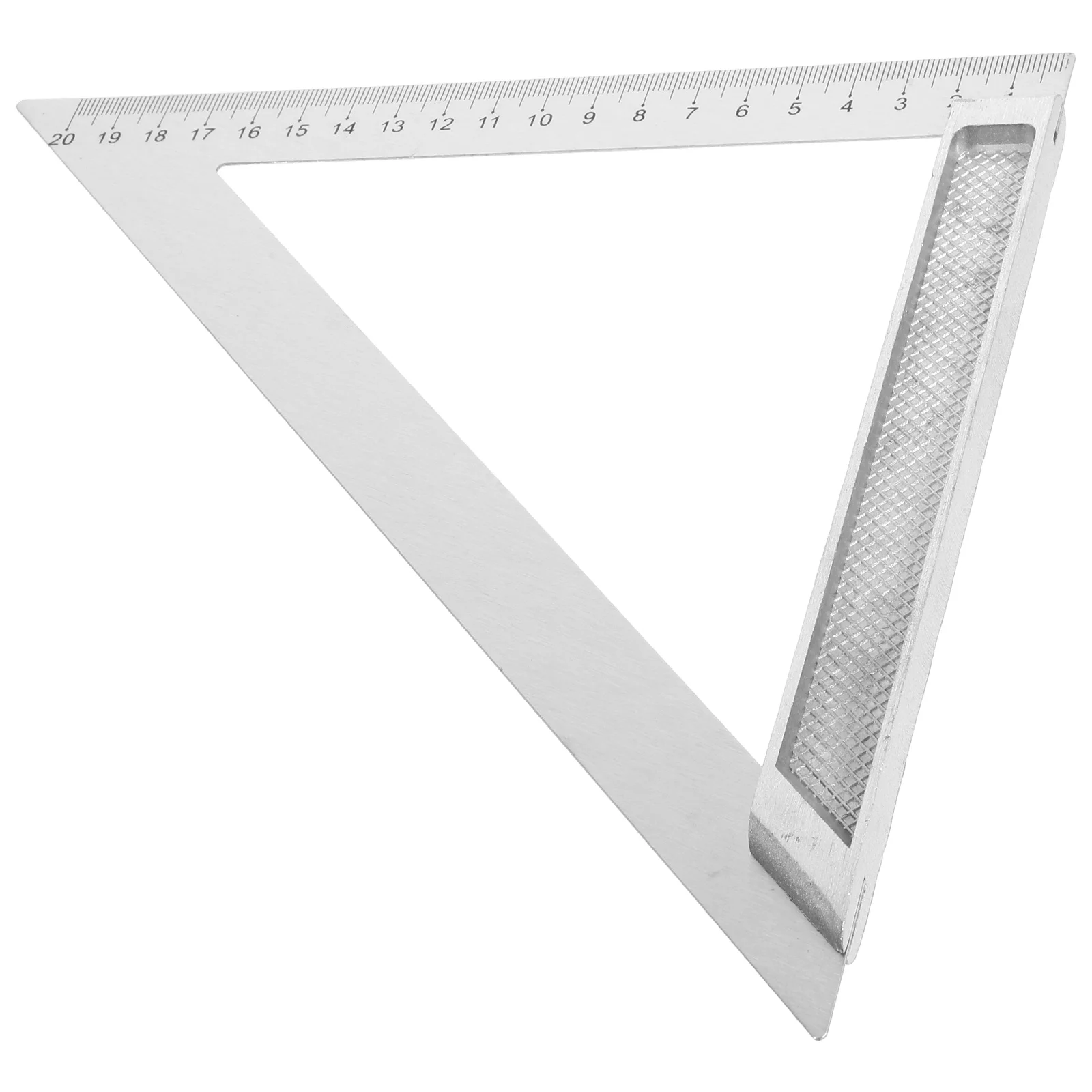

Wide Seat 90 Degree Triangle 200mm Aluminum Measurement Scale Metric Scribing Tool Architect Ruler Metal Ruler