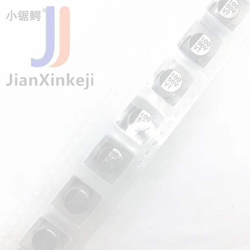 20pcs 100% orginal new  SMD capacitor electrolytic SMD 100UF 50V volume 8*10.5MM