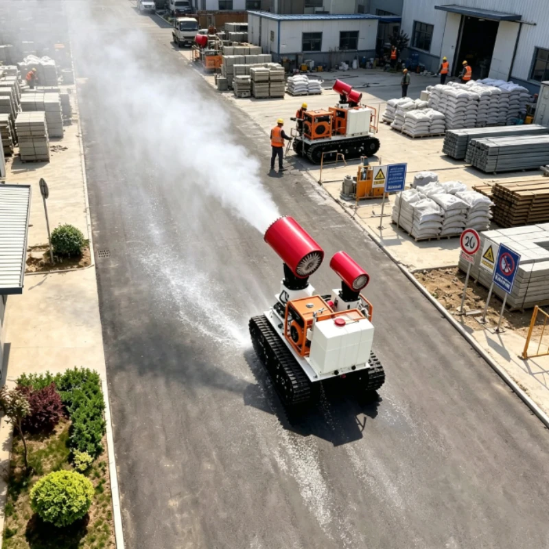 60m Fog Cannon Dust Suppressor Machine Diesel Powered For Dust Suppression Livestock Sterilization Equipment