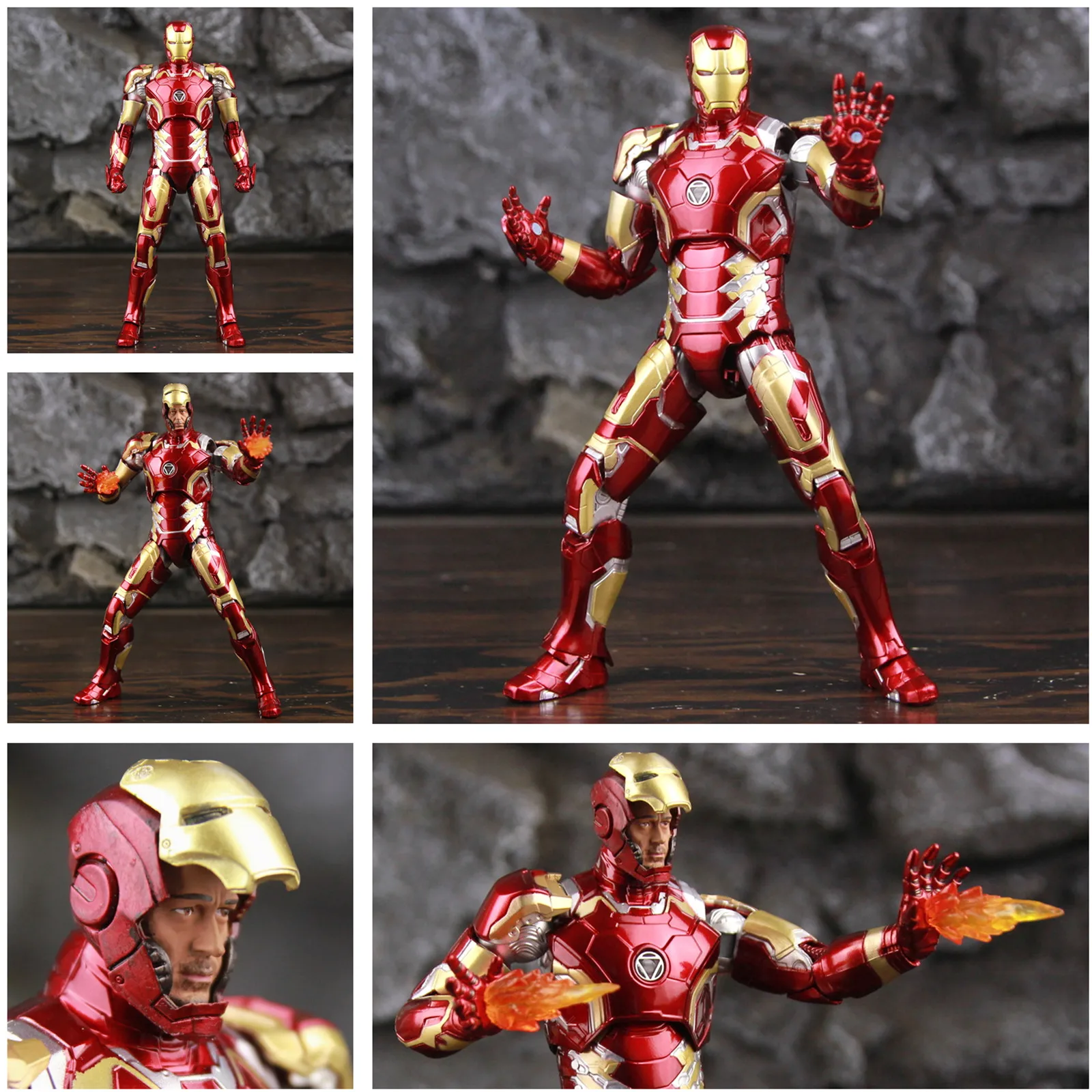 

Marvel Infinity SAGA Iron Man MK43 Mark XLIII 7" Movie Action Figure Mark 43 Avengers Tony Stark Legends Original ZD Toys Doll