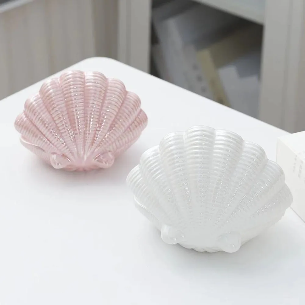 Fashion Handicraft Shell Jewelry Plate Unique Small Jewelry Storage Plate Earring Display Tray Dressing Table