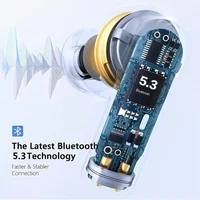 Écouteurs sans fil Bluetooth intra-auriculaires TWS pour le gaming et le sport, compatibles smartphones 6