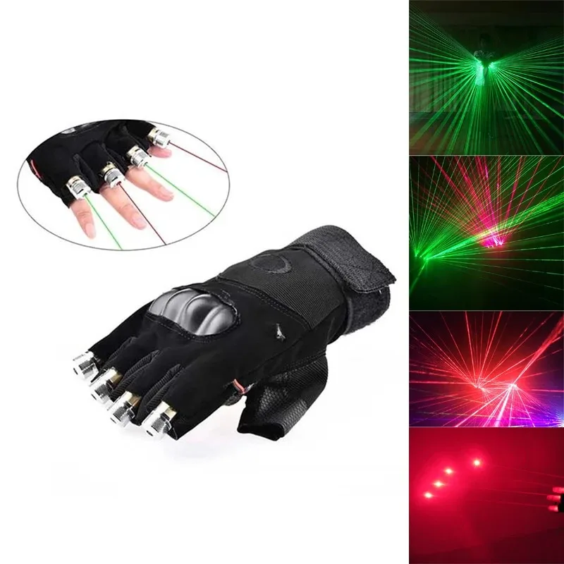 Gloves With Laser Light LED RGB Laser Glasses Red/Green/Purple Club/Party/Bars Stage Novelty Light Performance Props Laser Light