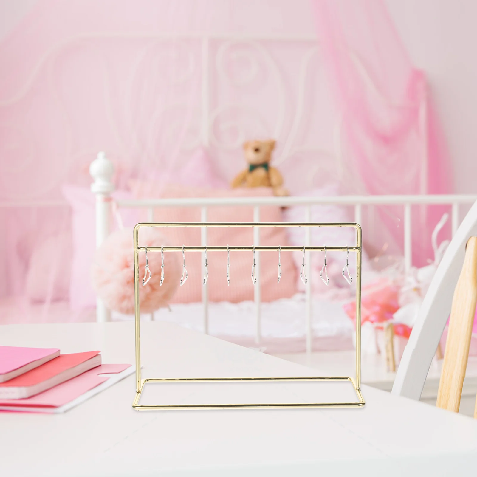 Accessories Mini Hanger Chiller Dolls Clothing Miniature Furniture Clothes Rack