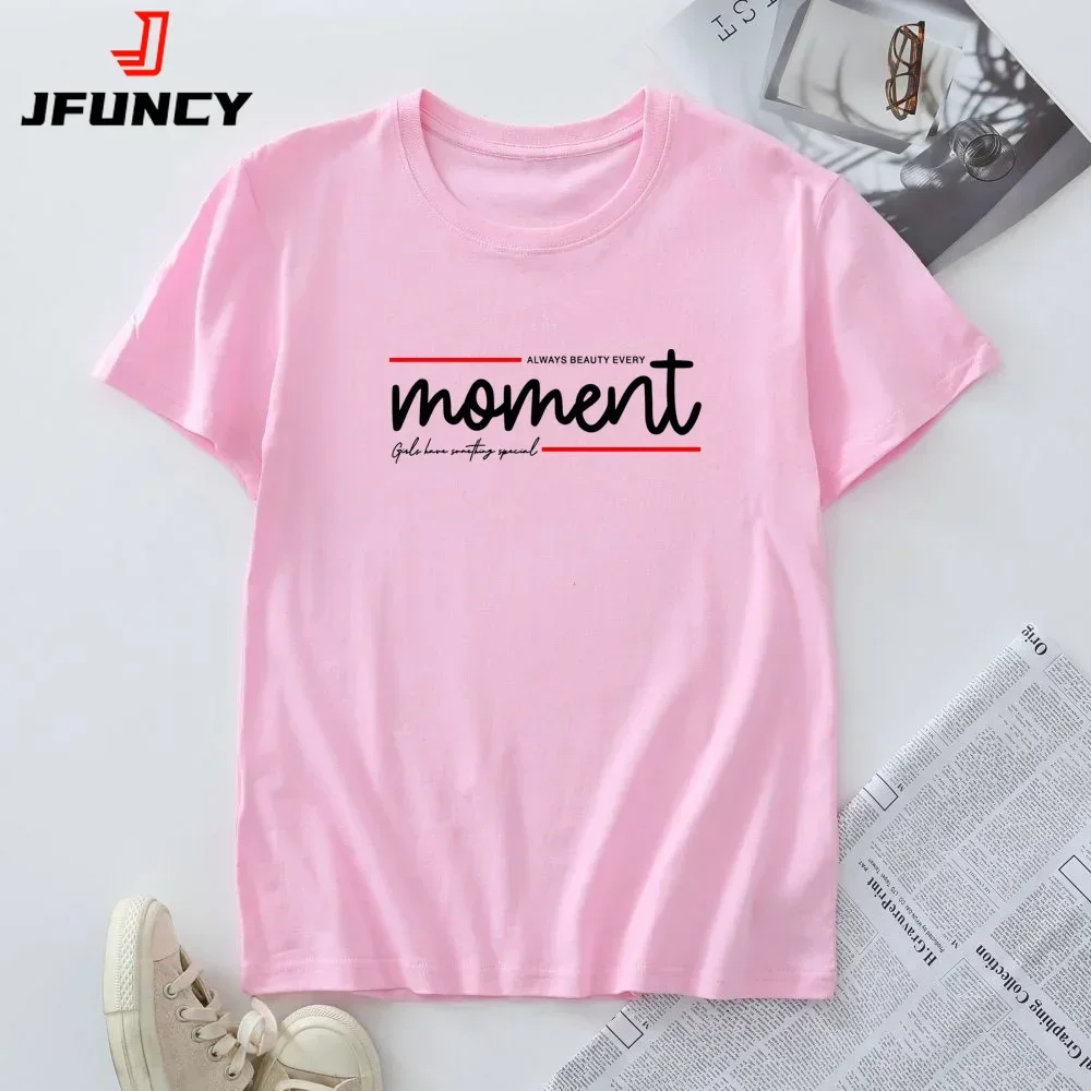 Plus Size Women Short Sleeve Tees Woman T-shirt Clothing Female Tshirt 2024 Fashion Graphic T Shirts Summer Cotton Tops