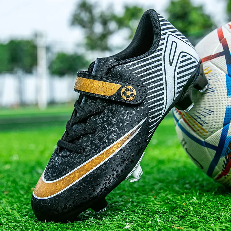 

High-quality Children's Football Boots Futsal Shoes Boy Girl TF/FG Turf Soccer Shoes Kid's Sneakers School Football Field Cleats