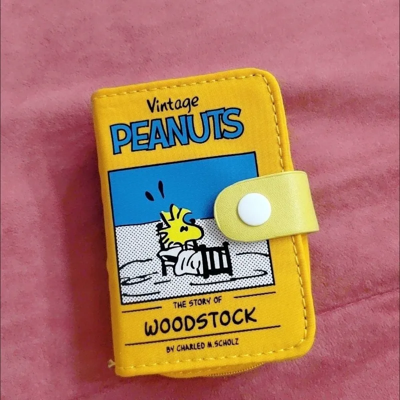 حقيبة تخزين مكياج مطبوعة على شكل شخصية كرتونية لطيفة سنوبي ذات قيمة عالية كاواي متعددة الوظائف ومحمولة ومطبوعة