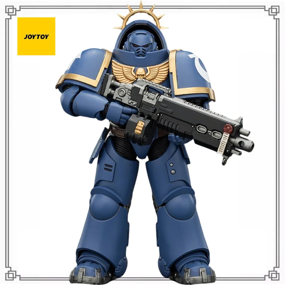 

100% Original Genuine in Stock JOYTOY Warhammer 40000 Ultramarines Heavy Arbiter, Armed with Heavy Bolter and Bolt Pistol Gift