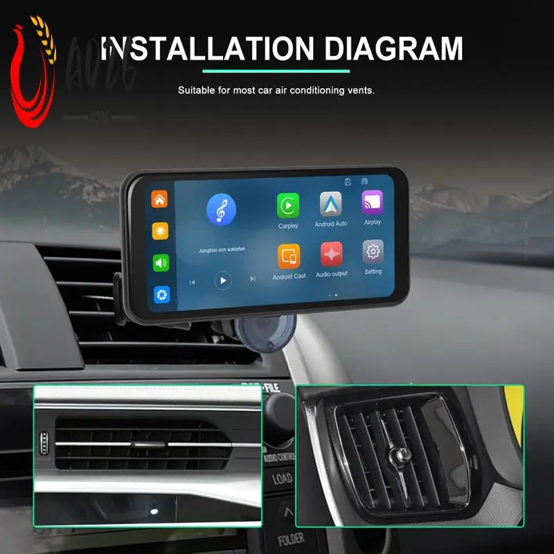 

A026-6.25In Screen MP5 Player Portable Bluetooth Car Radio Wireless Carplay Android Car Universal Multimedia