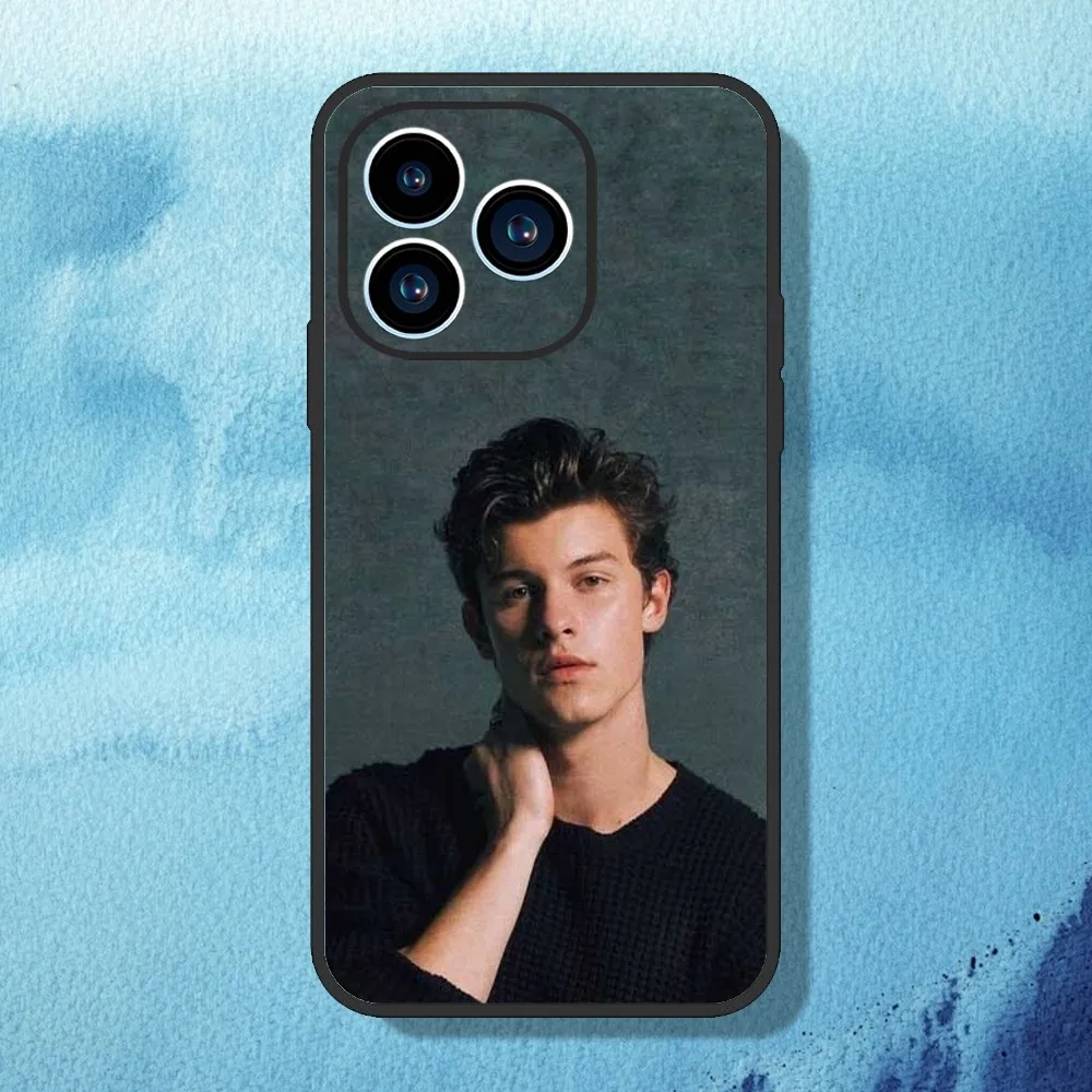 S-Shawn M-Mendes Singer Phone Case For iPhone 11 12 13 14 15 Mini Pro Max Plus 8 xr xs Black Shell