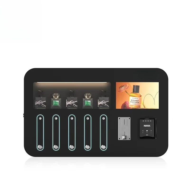 

Perfume Spray Vending Machine Popular Integrated Software Development Coin Payment System Wall Mounted Vending Machine
