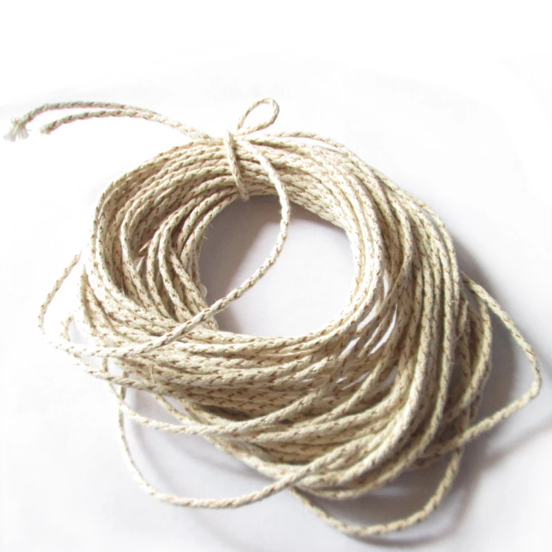 10 Meters Long Copper Wired Cotton Core Wicks For Zippo Zorro Kerosene Oil Gasoline Lighter Replacement Repair Upgrade Accessory