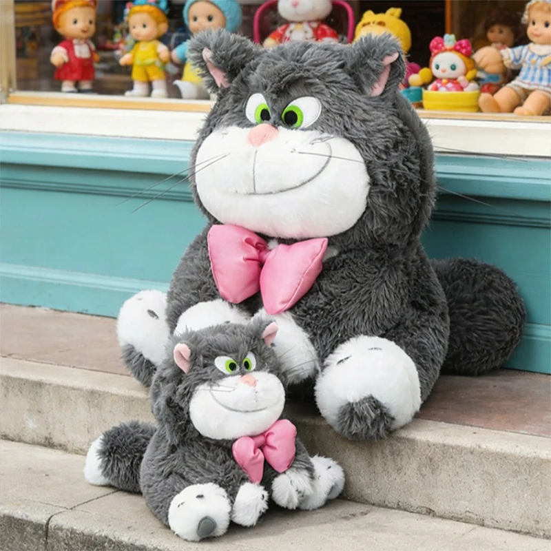 

Disney Cute Bow Tie Lucifer Large Size Plush Toy Kawaii Stuffed Doll Children's Gift Cute Sleeping Partner Room Decoration Doll