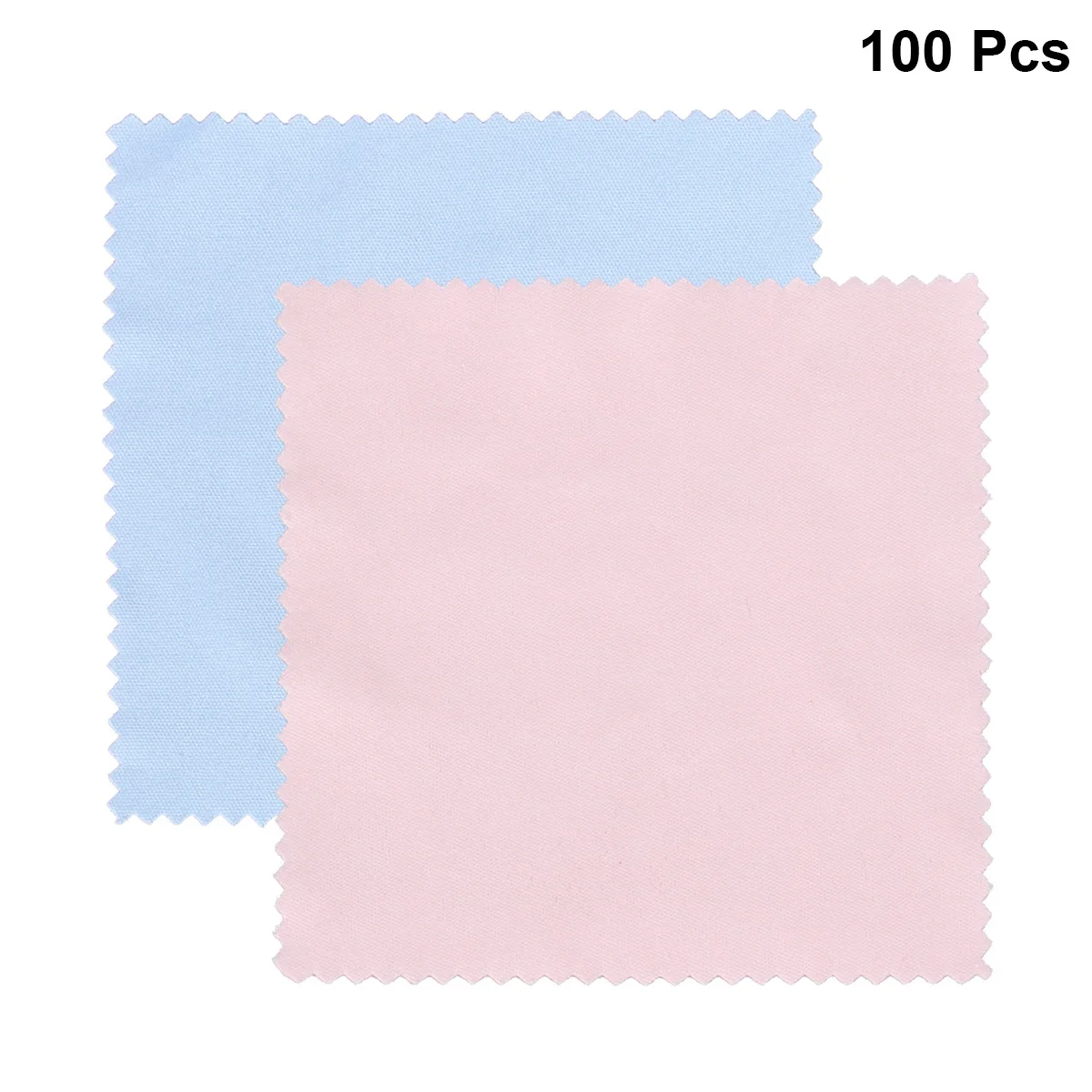 

100pcs 10X10Cm Microfiber Eyeglass Cleaning Cloths Lint Free Soft Reusable Quick Dry For Screens Lenses Phones Cameras Blue Pink