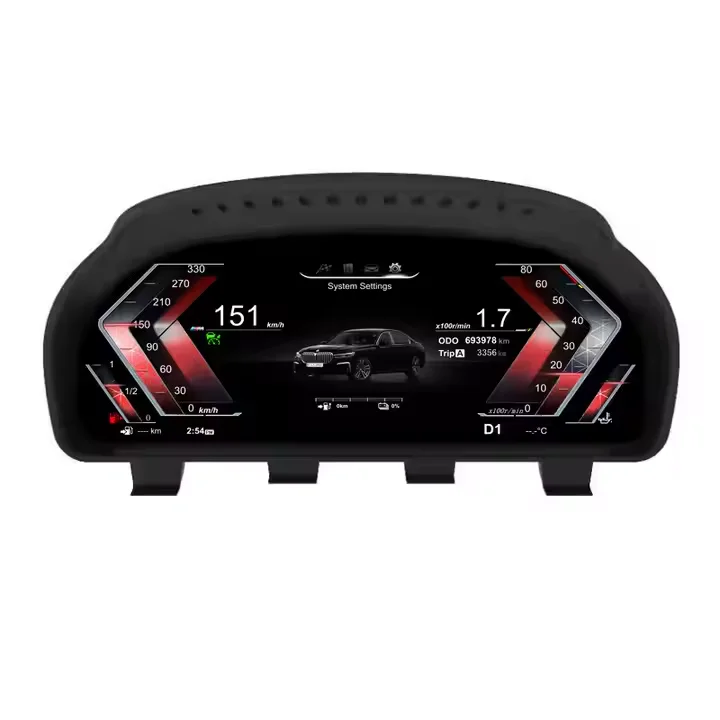 LCD Dashboard Tachometer Digital Cluster Für GT F07 F10 F11 F18 F06 F12 F13 F01 F02 F03 F25 F26 F15 F16 LINUX System