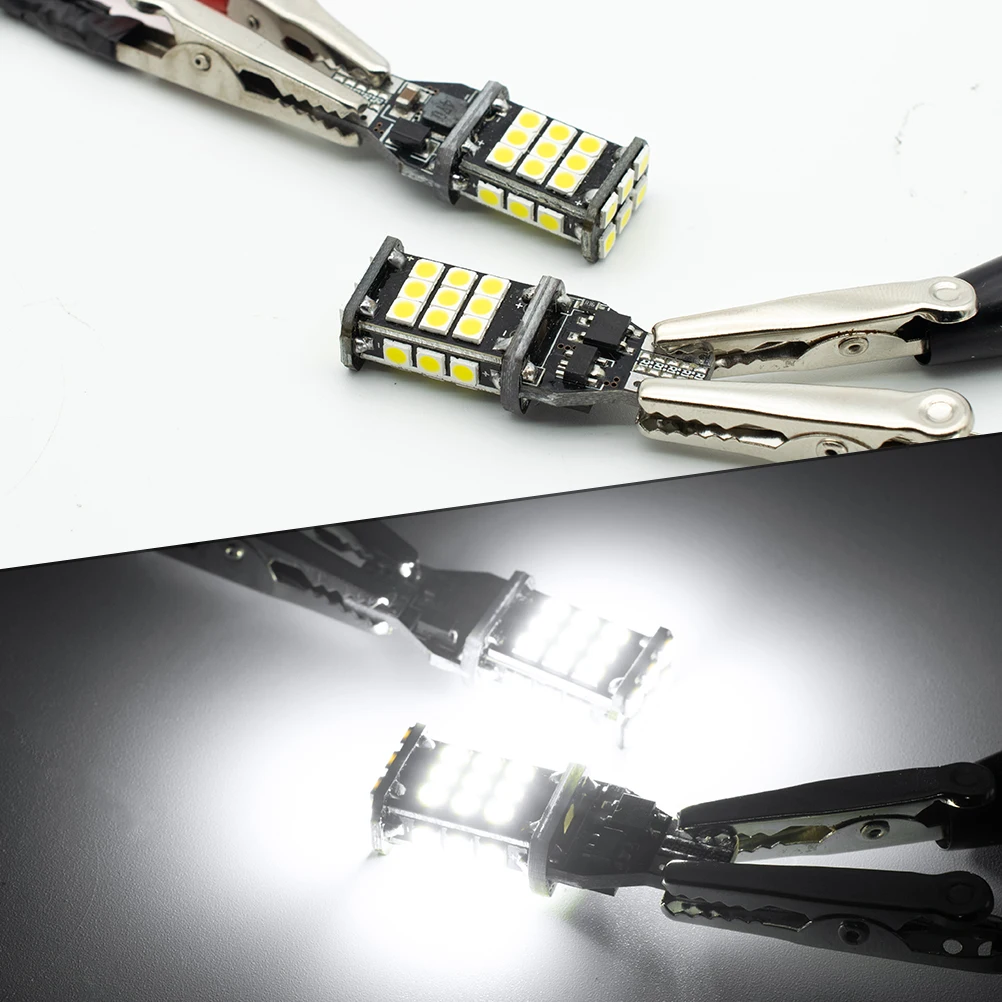 2000LM Canbus T15 Led 고전력 921 Reversa 조명 자동차 전구 백업 W16W 하이퍼 플래시 없음 크세논 화이트 6500K Canbus 오류 무료