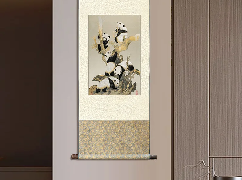 لوحة إطار Shu Jiang Jin Yuan الحريرية على الطراز الصيني هدية لوحة تزيين المنزل