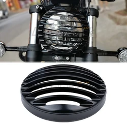 Motorcycle Black Headlight Cover for Triumph Bonneville Bobber Black 2018 2019 2020 2021 2022 Front Headlight Grill Cover Alu