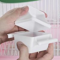 Hanging Cage Accessories Feeding Cup Parrot Bird Feeder for Small to Medium Birds Finch Foraging Feeders Lovebirds Parakeets