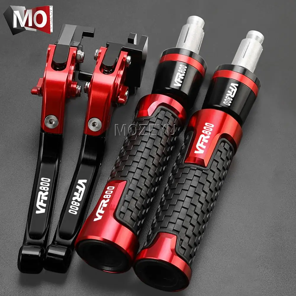 For HONDA VFR800 VTEC VFR 800 2002 2003 2004 2005 2006 2007 2008 Motorcycle Accessories Brake Clutch Levers Handle Bar End Grips - view 3