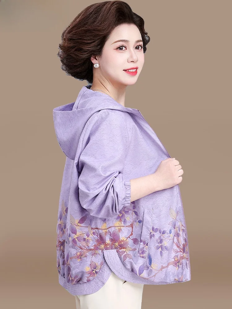 

Весенняя модная куртка-пальто для женщин старшего возраста, больших размеров, укороченная, на молнии, в корейском стиле, повседневная