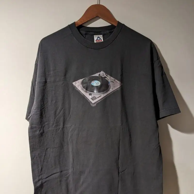 Vintage Technics Sl 1200 tocadiscos música gris X camiseta grande