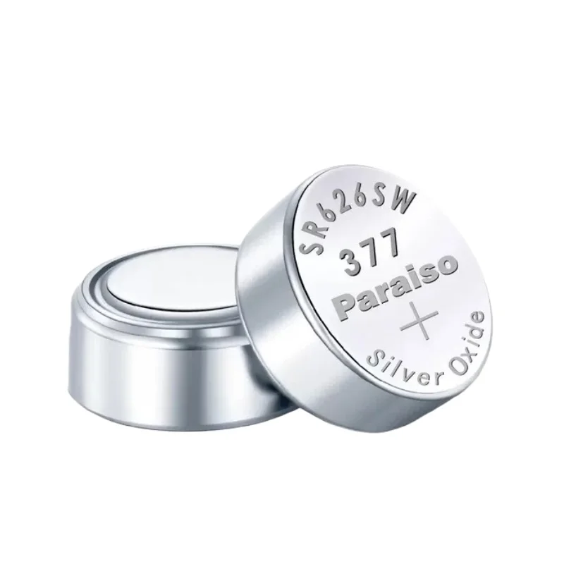 10-100PCS 1.55V 377 SR626SW AG4 LR626 SR66 V377 Button Cell Silver Oxide Cell Watch Battery for Camera Alarm