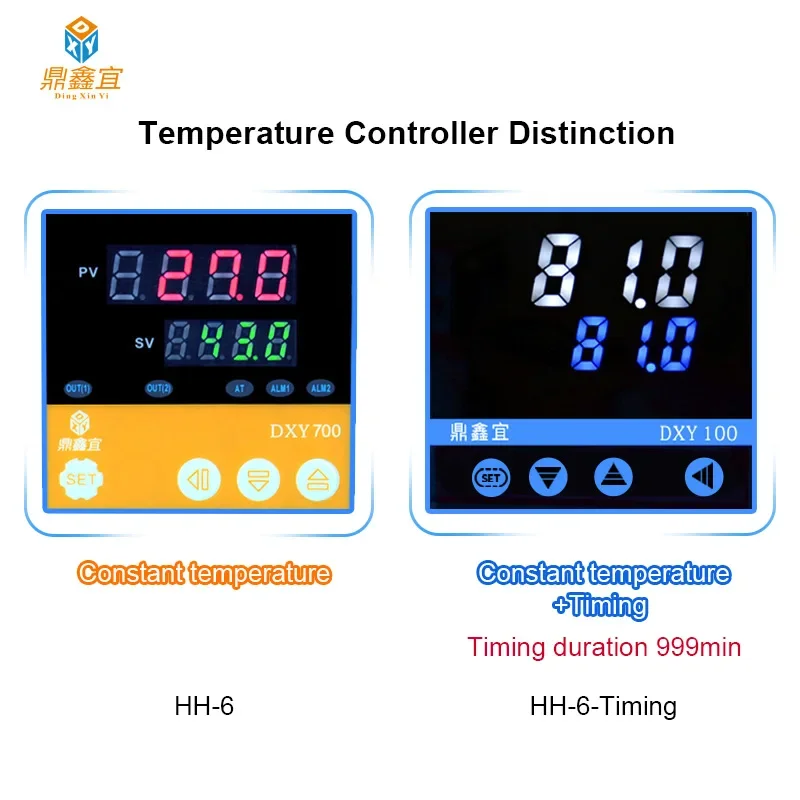 Xin Tester 6 Holes Split Type Oil Bath Lab Heating Thermostatic Devices Digital Display Constant Temperature  220V