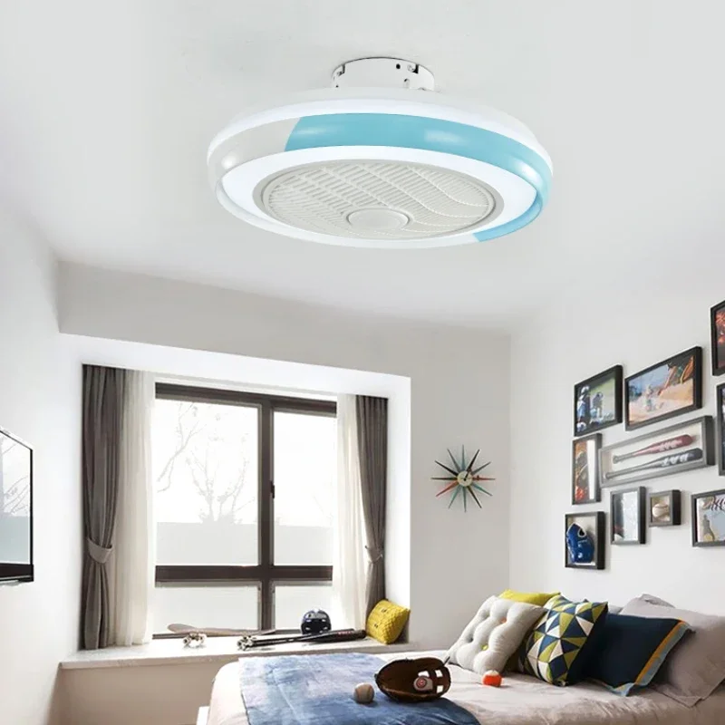 

Home Living Room Silent Invisible Fan With Remote Control Modern Minimalist Bedroom With Lights And Remote Control Fan