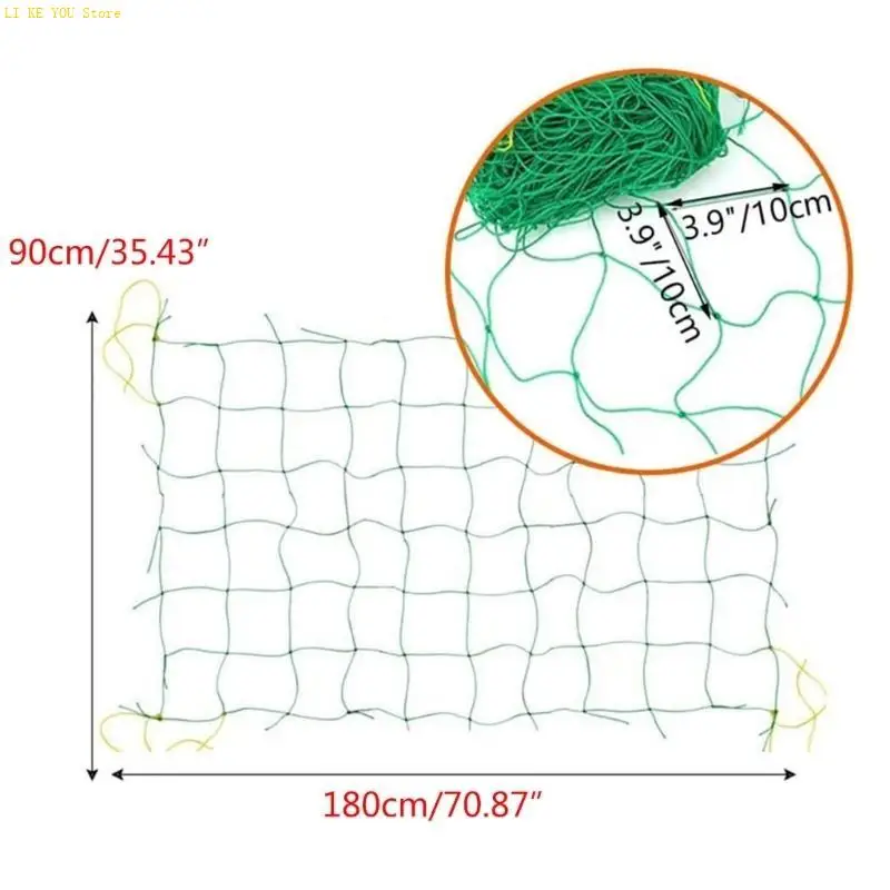 W3JE Garden Plant Trellis Netting Mesh Climbing Hydroponics Net for Climbing Plant