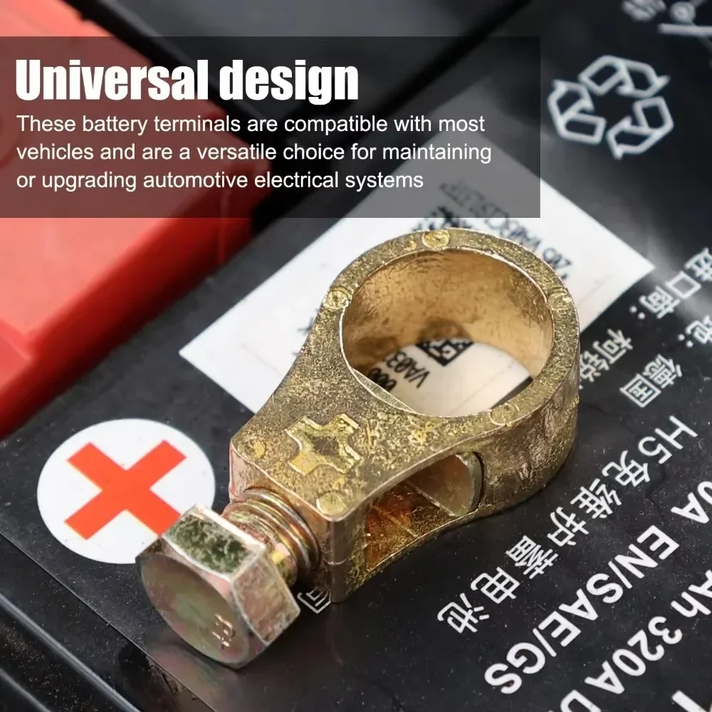 Car Battery Terminal Clamps Positive Negative Poles Connector Automotive Battery Post Head Connection Terminal Clip Accessories