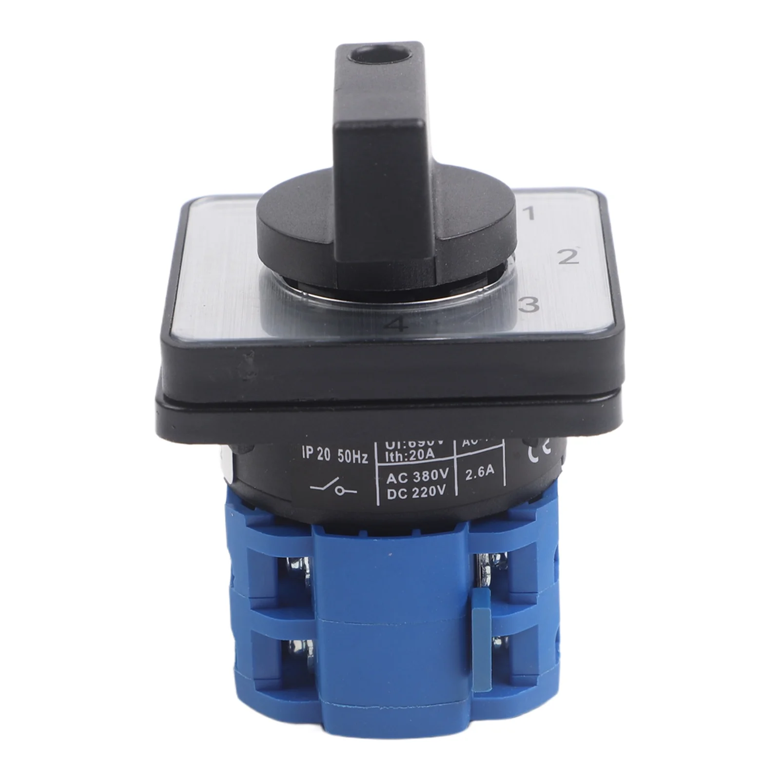 1pc Rotary Cam Selector Switch 5 Positions 4 Terminal For LW26-20 Changeover Switch Circuit Control Switch Test Equipment Switch