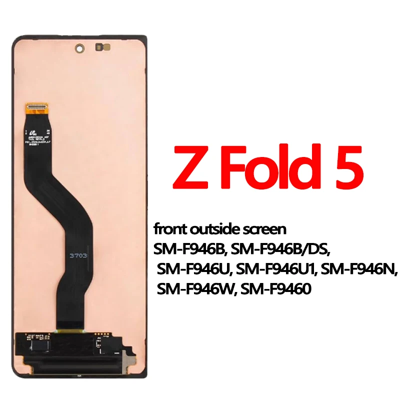 ダイナミック AMOLED 交換用 SAMSUNG Z Fold 1 2 3 4 5 6 フロント LCD