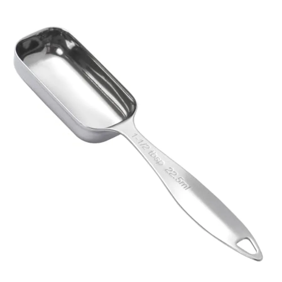 1PCS 1-1/2tbsp 22.5ml Single Measuring Spoon, Individual Stainless Steel Long Handle Measure Teaspoon Only