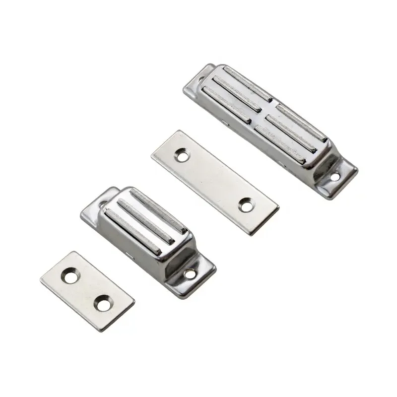 

304 Stainless Steel Strong Magnetic Cabinet Door Suction Wardrobe Cabinet Furniture Security Hasp Lock