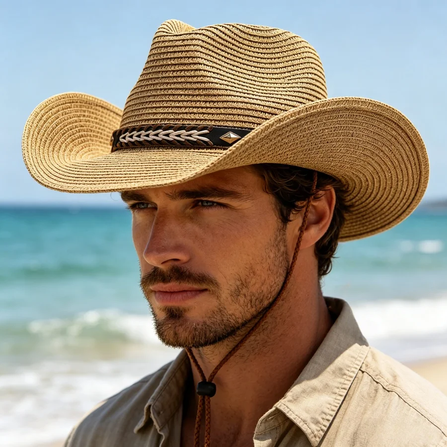 um-item-indispensavel-para-atividades-ao-ar-livre-chapeu-de-sol-retro-estilo-cowboy-ocidental-de-palha-com-aba-larga-protecao-solar-e-respirabilidade-alca-removivel-ideal-para-ferias-na-praia-protecao-solar-e-uso-diario