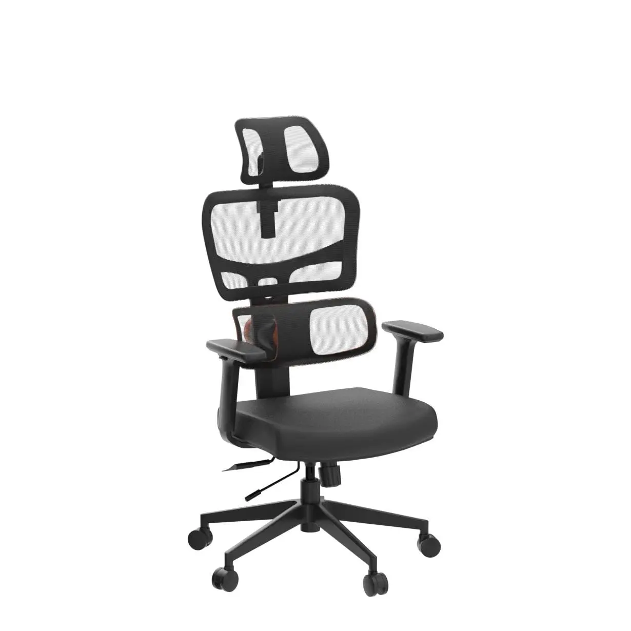 NEWTRAL NT001 Ergonomischer Bürostuhl mit automatisch anpassender Lendenwirbelstütze, 3 Liegewinkel, verstellbare Rückenlehne, Armlehne und Kopfstütze