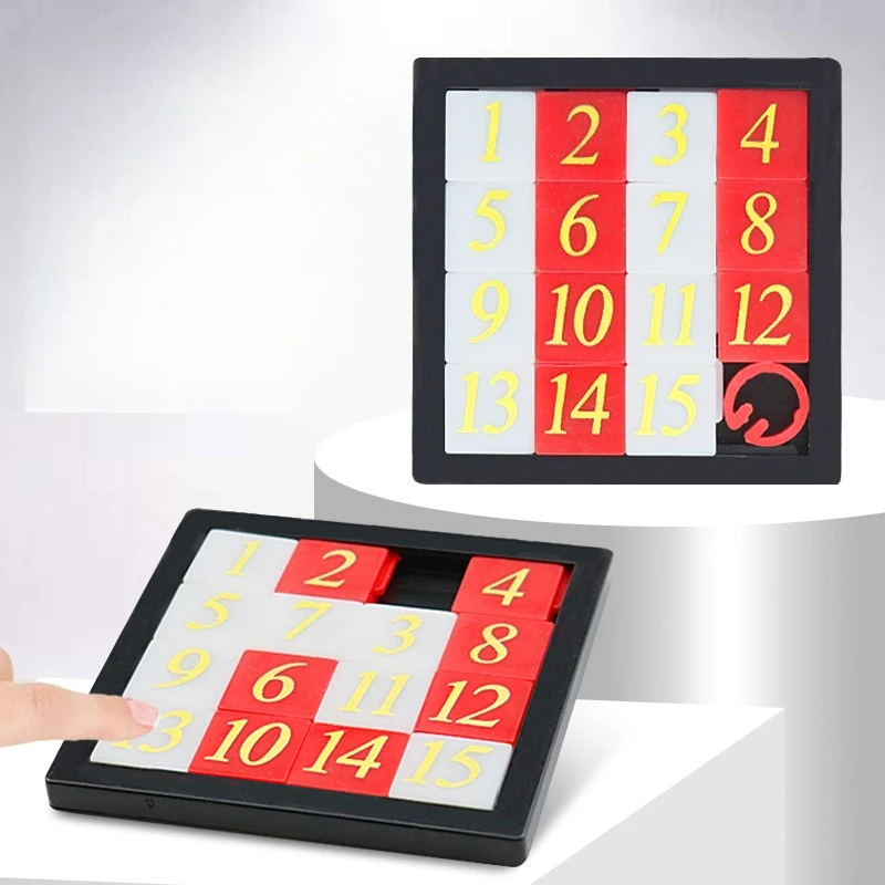 Sliding Jigsaw Puzzle Math Toy Number Puzzles Toy Sliding Puzzle Toy 15 Tiles Logics Game