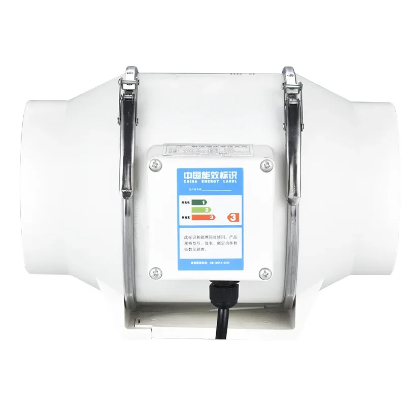 4inch 220V Exhaust Fans Home Silent Inline Pipe Duct Fan Bathroom Extractor Ventilation Kitchen Toilet Wall Air Clean Ventilator