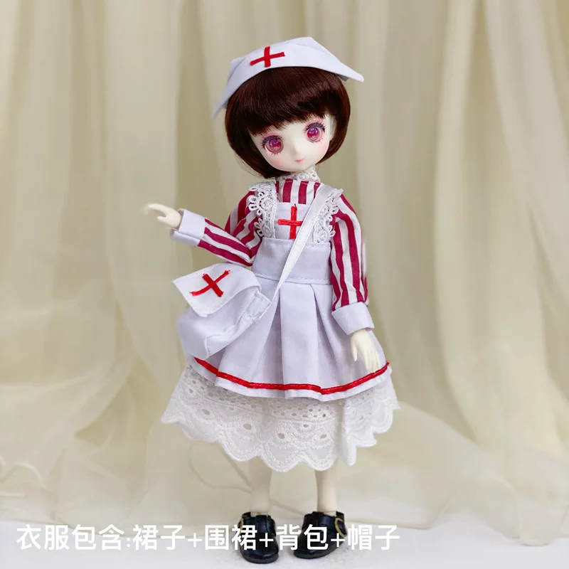 28cm Doll Clothes Suit Uniform Lolita Style Clothes for 1/6 BJD Doll Accessories Fit To 12 Inch Doll Clothes