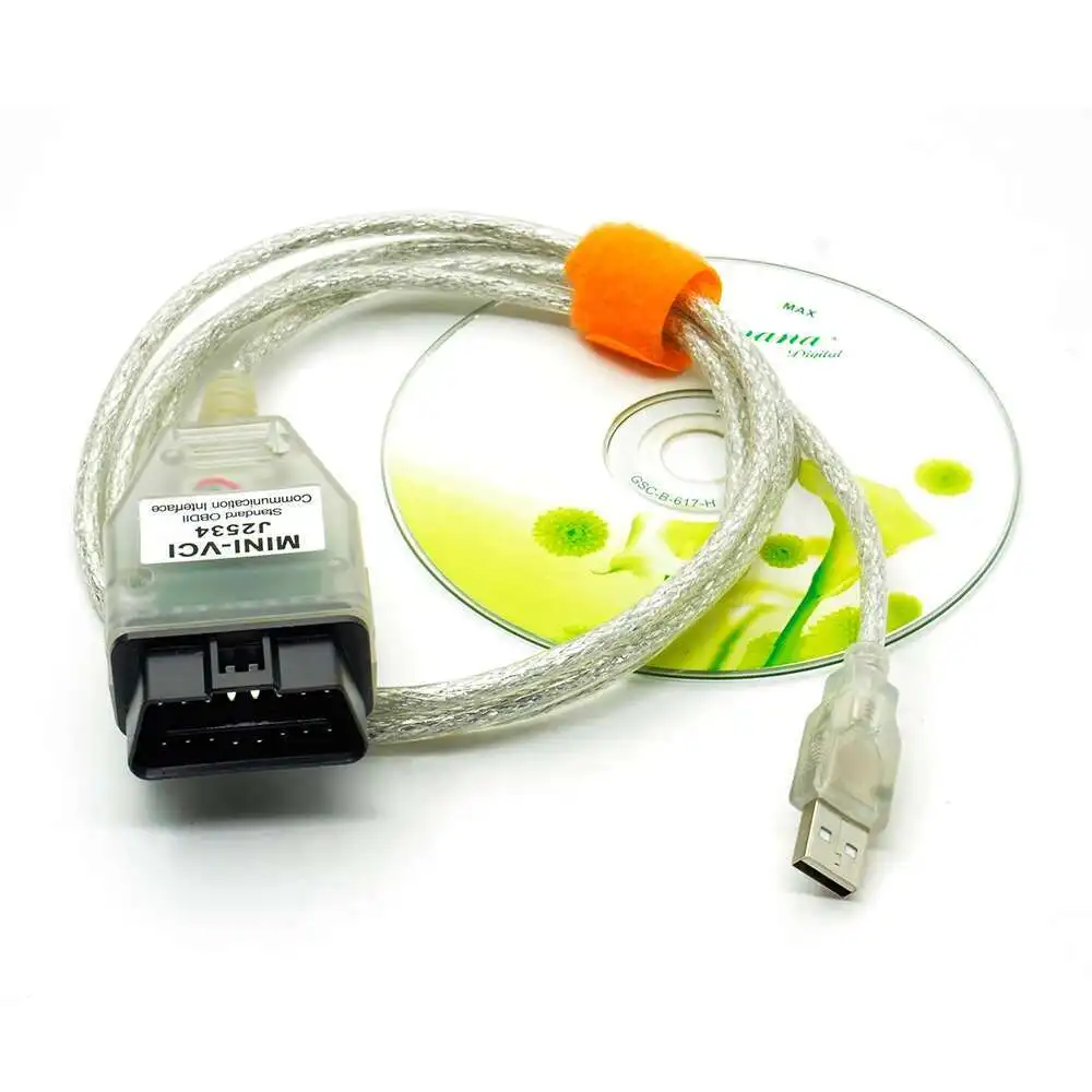 V18.00.008 MINI VCI For TOYOTA TIS Techstream Mini VCI FT`ar Diagnostic Cable Scan Tool
