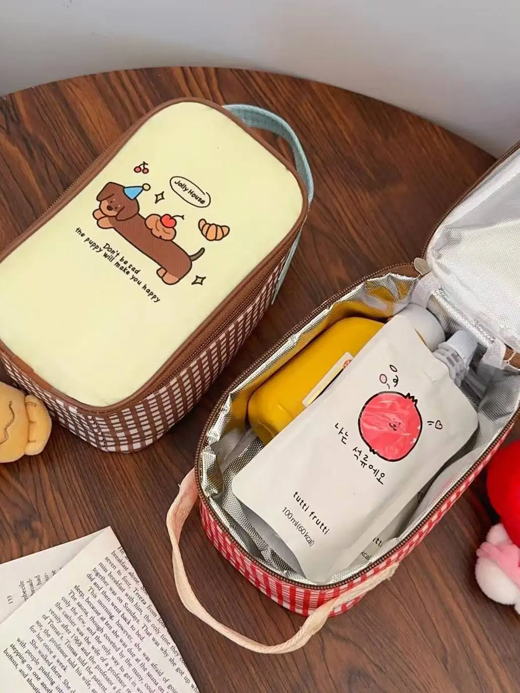 thiened-folha-de-aluminio-dos-desenhos-animados-cachorrinho-bento-caixa-saco-de-almoco-portatil-para-estudantes-e-trabalhadores-de-escritorio