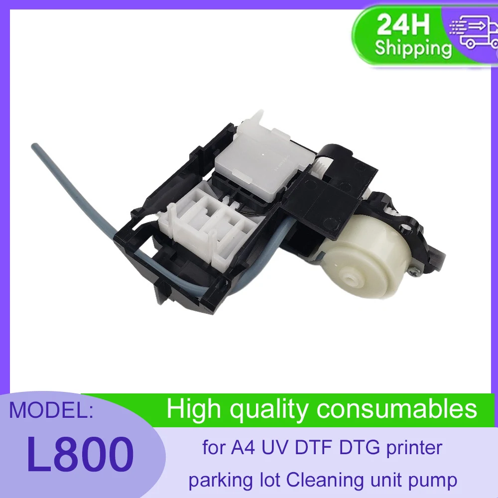 L800 for A4 UV DTF DTG Printer Parking Lot Cleaning Unit Pump for Epson L800 R330 T50 P50 L801 L805 Ink Suction Pump Cap Station