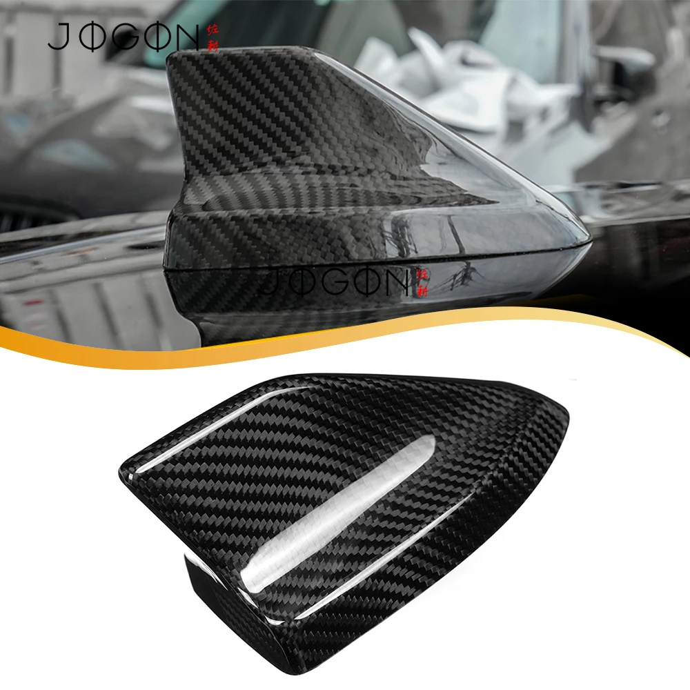 

Real Carbon Fiber Automotive Roof Shark Fin Antenna Cover Decorative Accessories For Ford Mustang GT Dark Horse S650 Coupe 2024+