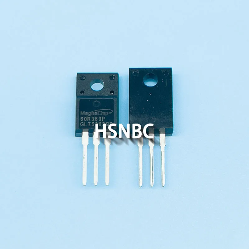 Transistor de potência MOSFET, 60R360P, MMF60R360P, TO-220F, 600V, 11A, 100% novo importado original, 10pcs por lote