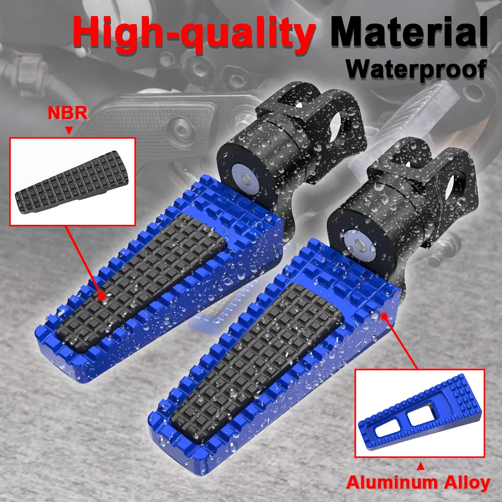 For BMW F650CS Scarver F800GT R850R/Roadster R1150R R1150RS R1100S Motorcycle Adjustable Front Pedal Footrests Rider Foot Pegs