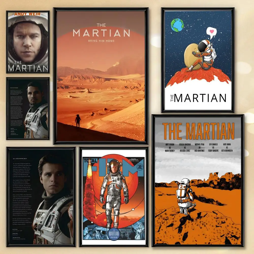 The Martian Andy Weir Simple Wall Upgrade Cozy Space Addition Aesthetic Space Makeover Desk Area Makeover 1PC Poster