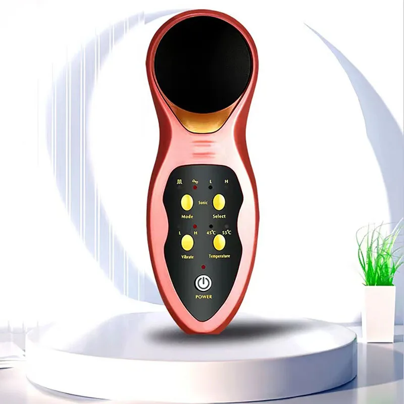 NEW Ultrasonic vibration Massagers Face Lift Tighten Skin rejuvenation Cleaner Wrinkle Remover Anti Aging Facial Beauty Device