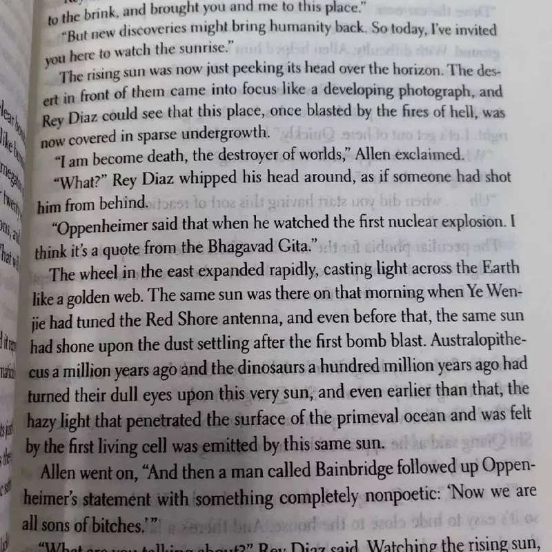 Imagem -06 - Versão Inglesa da Trilogia de Xiao Cixin Three Body é um Romance de Ficção Científica a